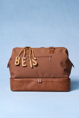 The Letter Charm in Camel